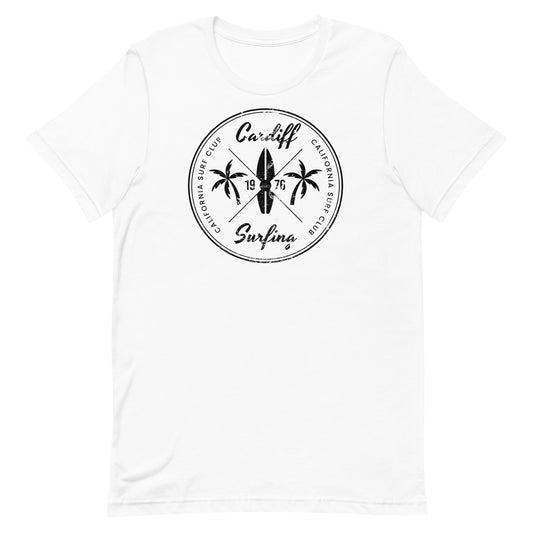 Retro Cardiff By The Sea California Beach Surfing Fan Vacation Unisex T-Shirt