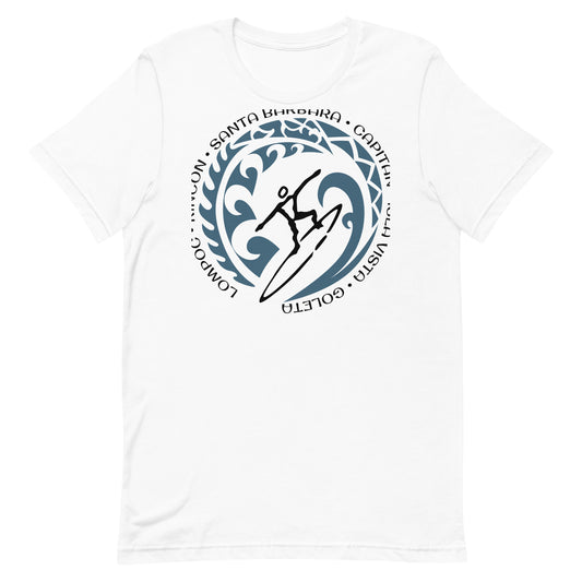 Santa Barbara California Unisex t-shirt Vintage Surfing Fan Lover