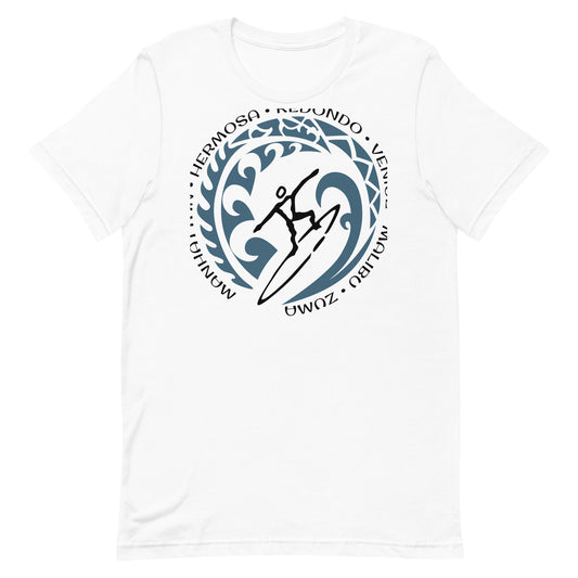 LA Los Angeles California Unisex T-Shirt Vintage Surfing Fan Lover