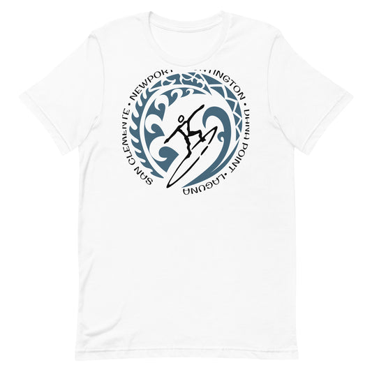 Orange County California Unisex T-Shirt Vintage Surfing Fan Lover