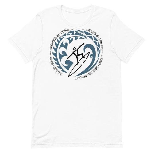 Mexico Mexican Playa Unisex T-Shirt Vintage Surfing Fan Lover