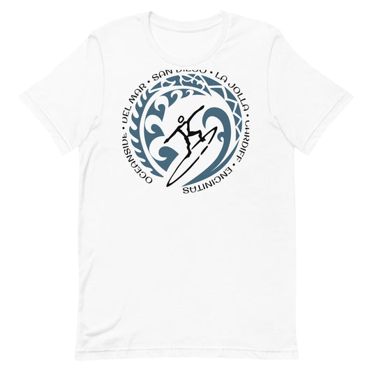 San Diego Area California Unisex T-Shirt Vintage Surfing Fan