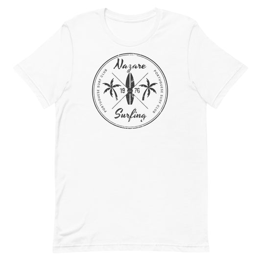 Vintage Nazare Portugal Surfing Fan Surfer Unisex T-Shirt