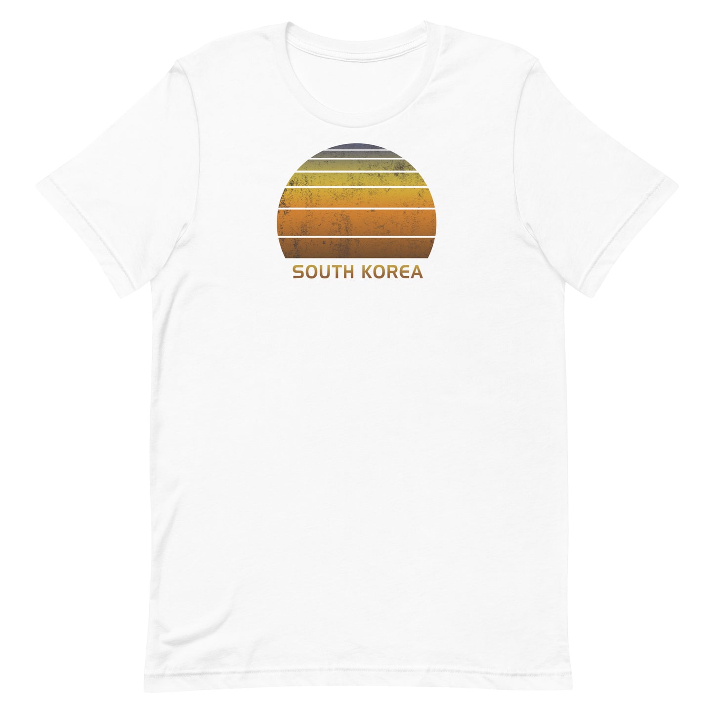 Retro South Korea Vintage Sunset Vacation Souvenir Unisex T-Shirt