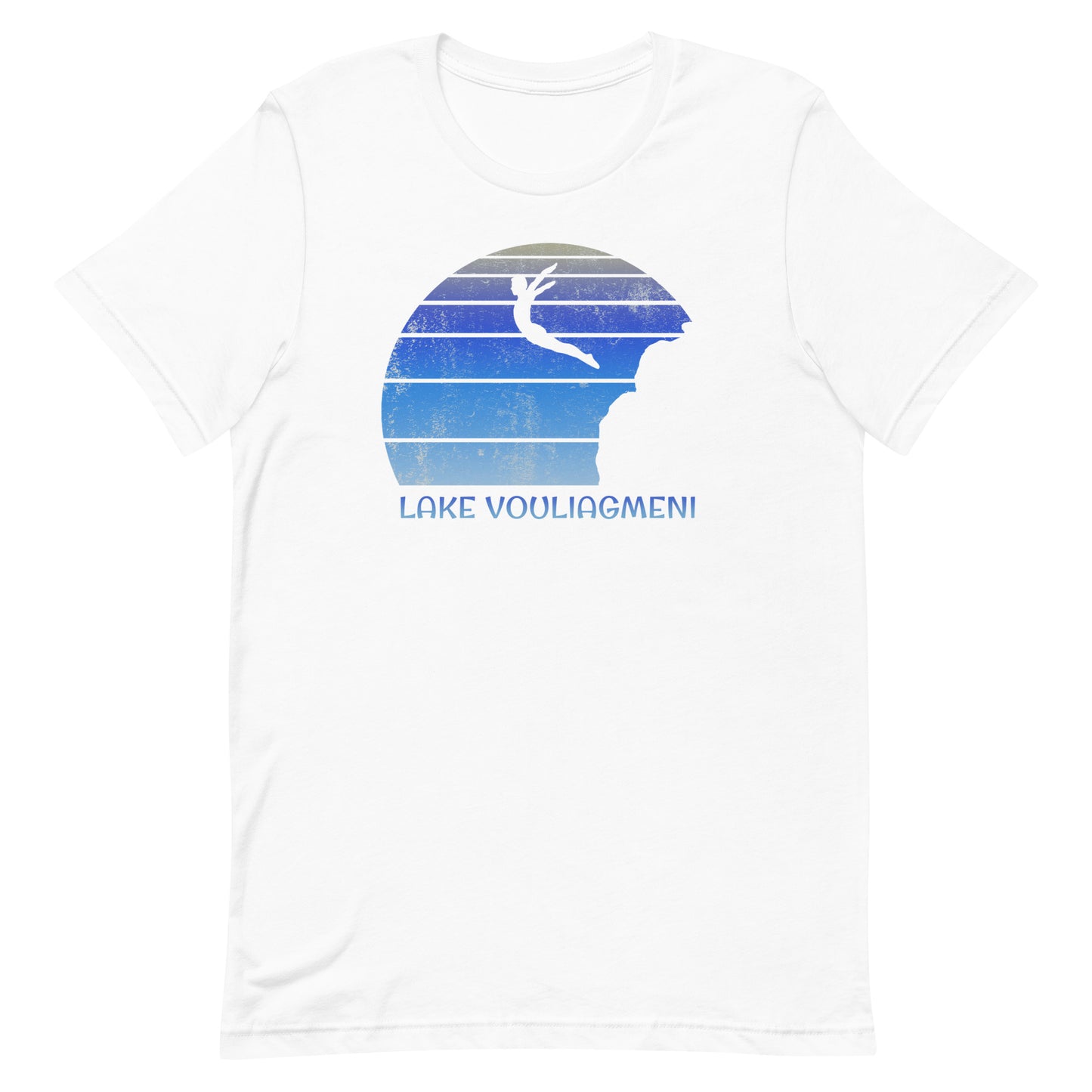 Lake Vouliagmeni Greece Cliff Diving Fan Unisex T-Shirt