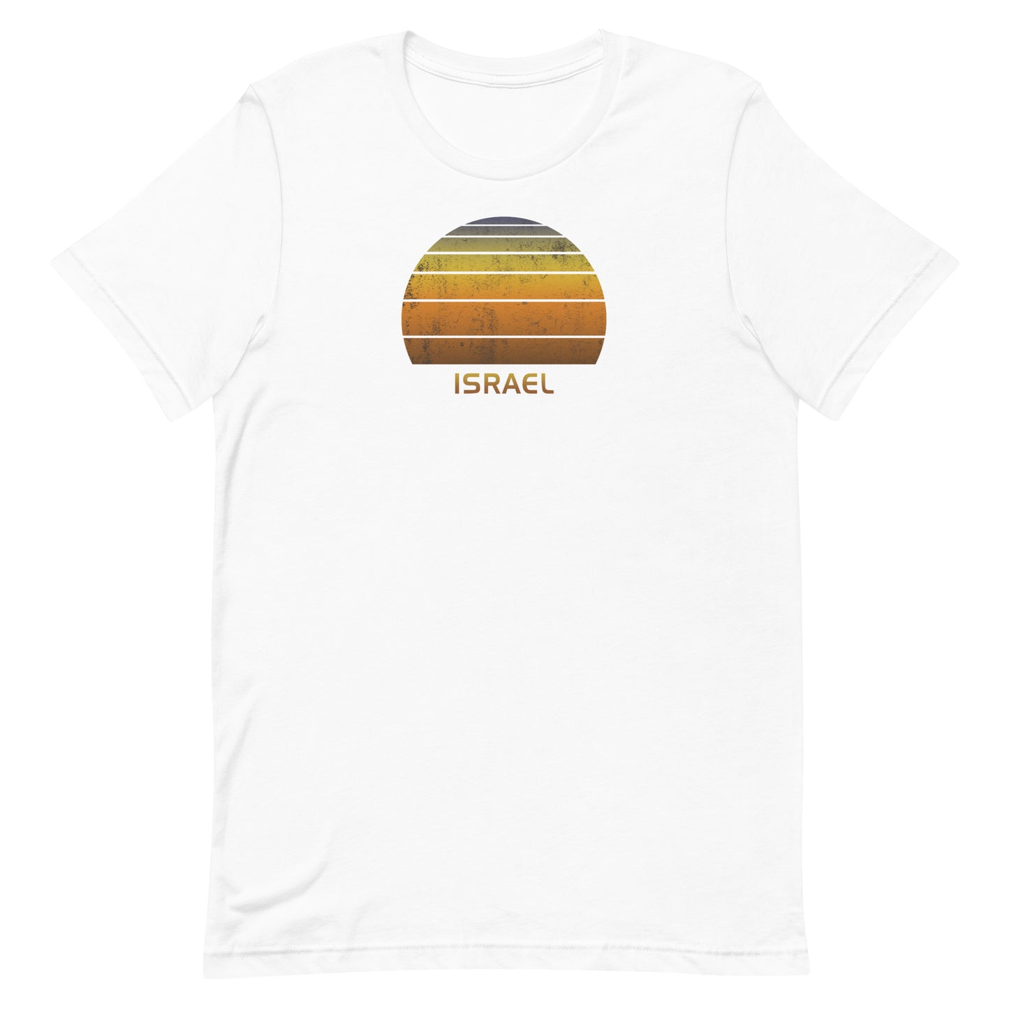 Retro Israel Vintage Sunset Vacation Souvenir Unisex T-Shirt