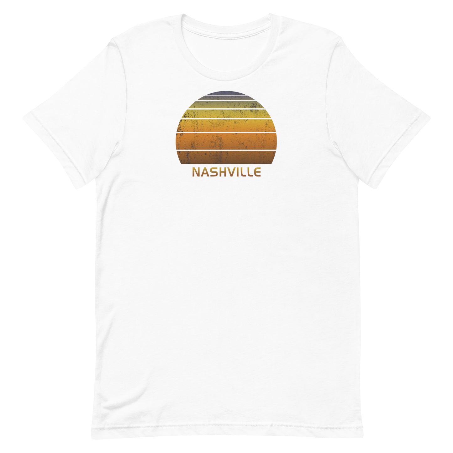 Retro Nashville Tennessee Vintage Sunset Vacation Souvenir Unisex T-Shirt