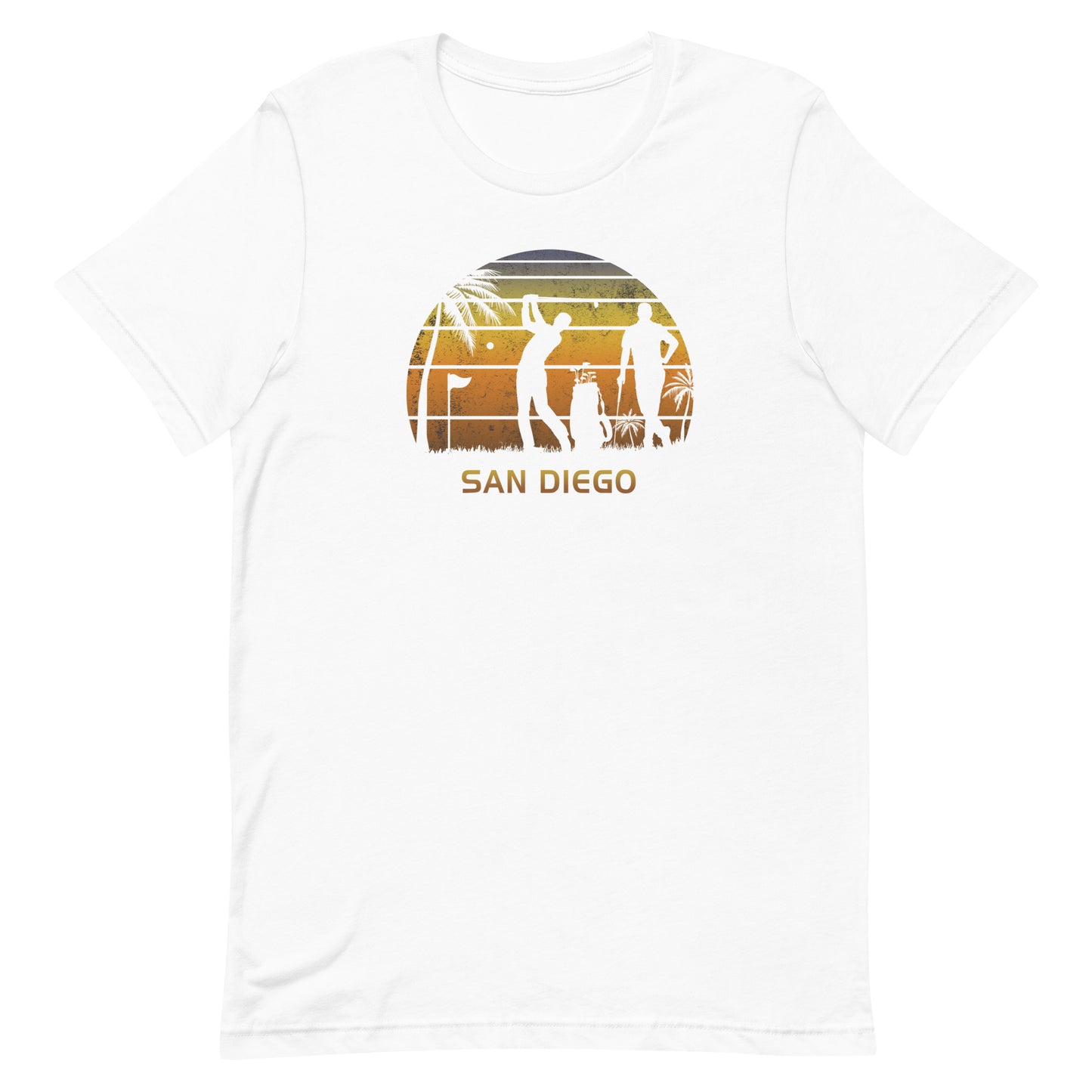 Retro San Diego California Golf Golfing Fan Golfer Unisex T-Shirt