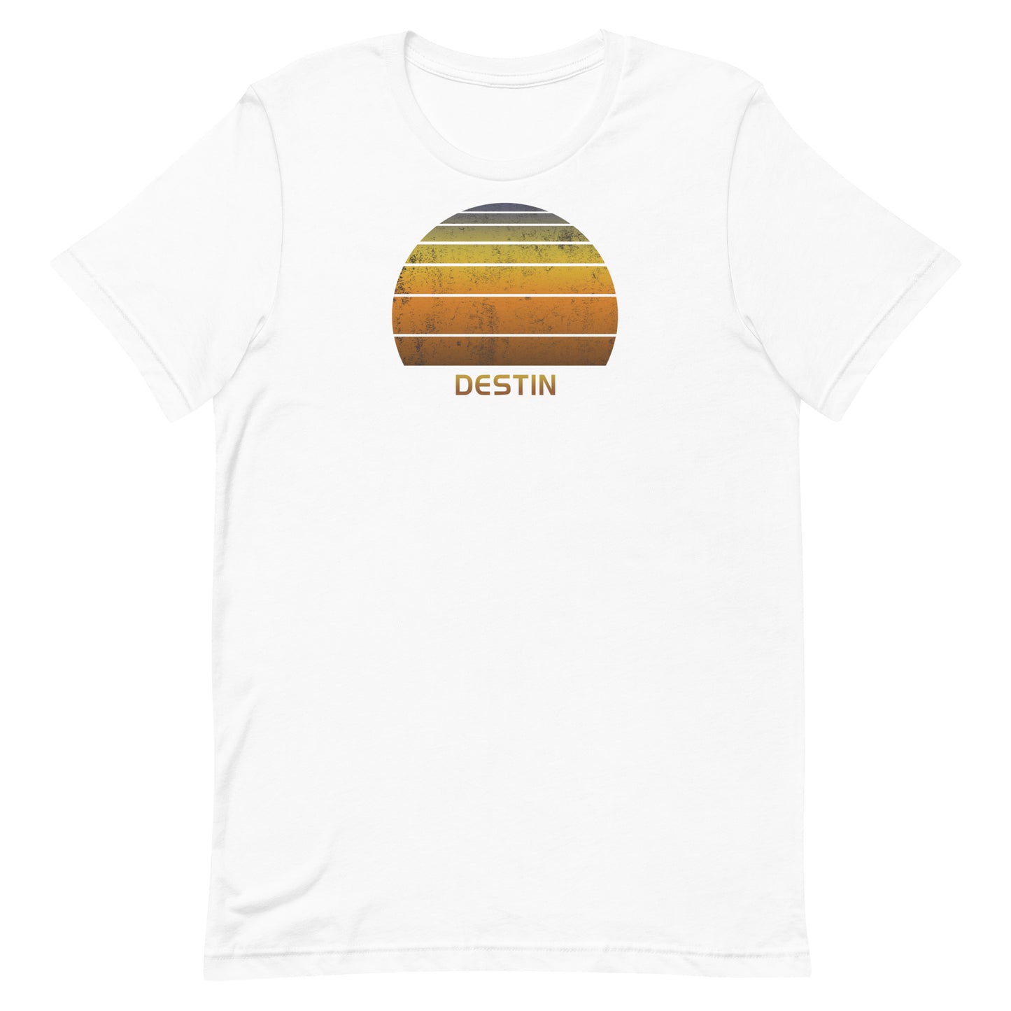 Retro Destin Florida Vintage Sunset Vacation Souvenir Unisex T-Shirt