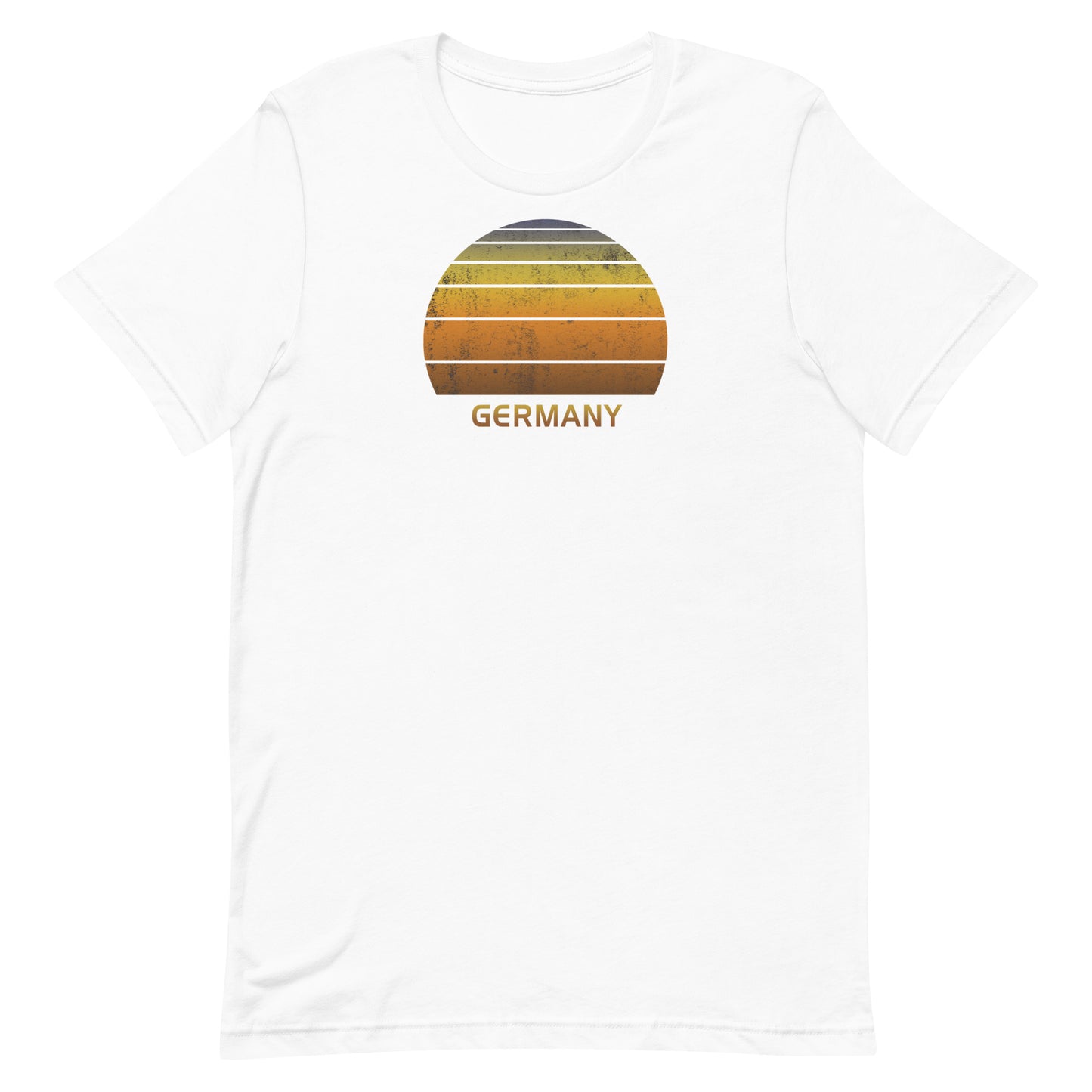 Retro Germany Vintage Sunset Vacation Souvenir Unisex T-Shirt