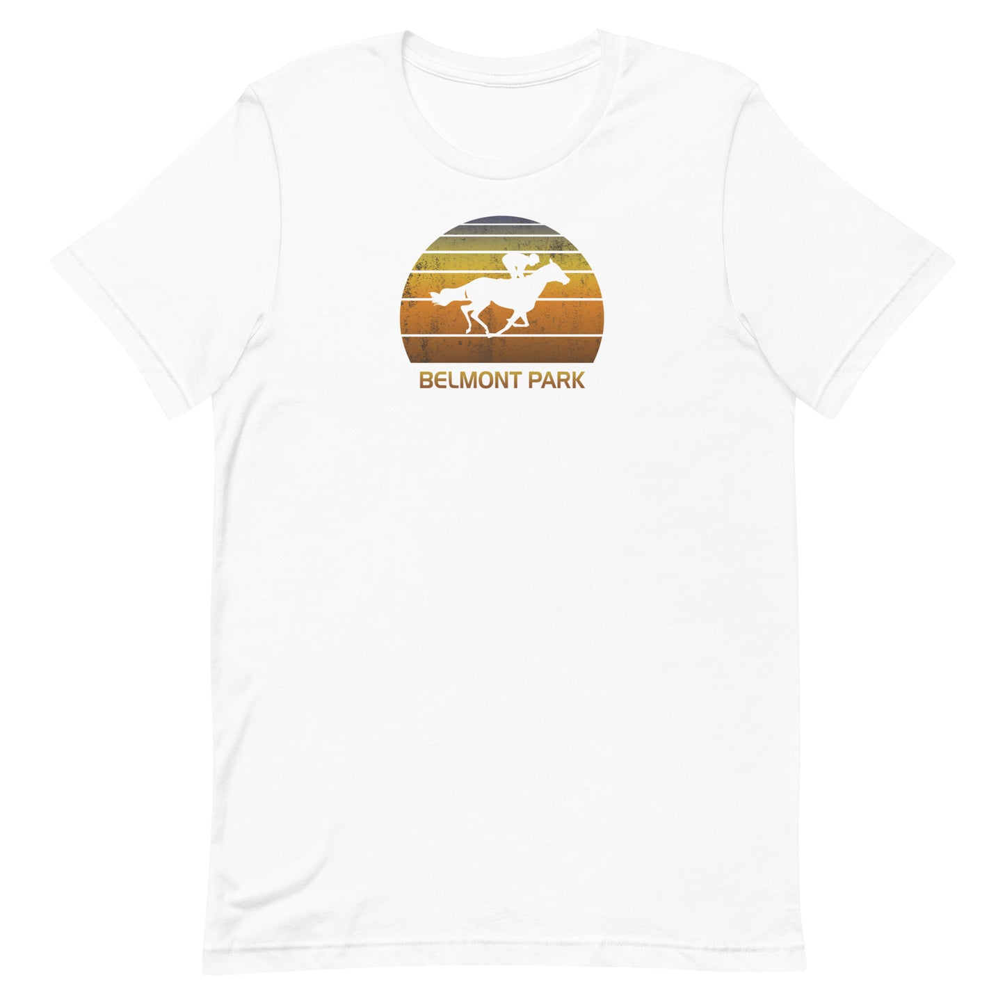 Horse Vintage Racing Belmont Fan Horses Race Unisex T-Shirt