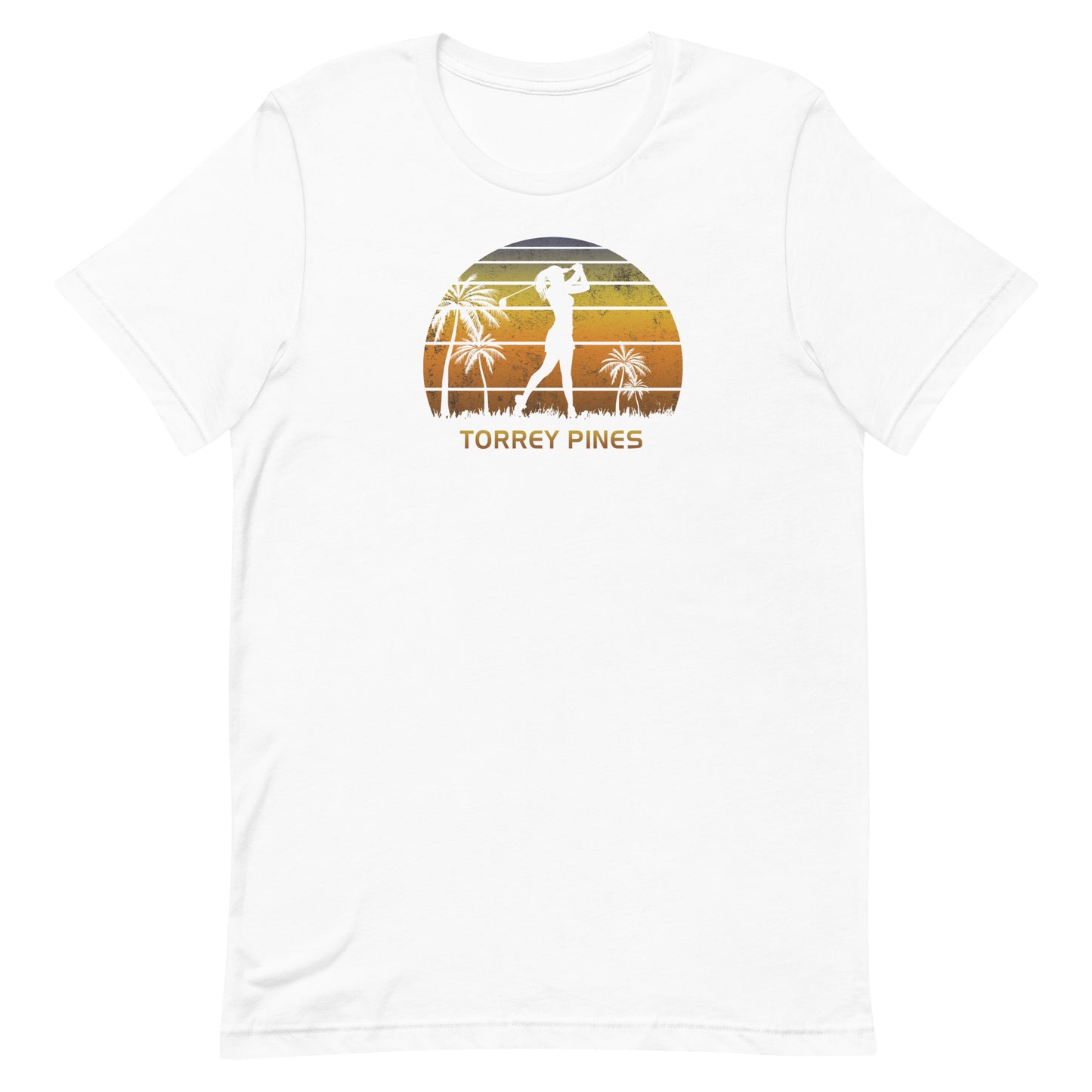 Retro Torrey Pines California Golf Golfing Fan Golfer Unisex T-Shirt