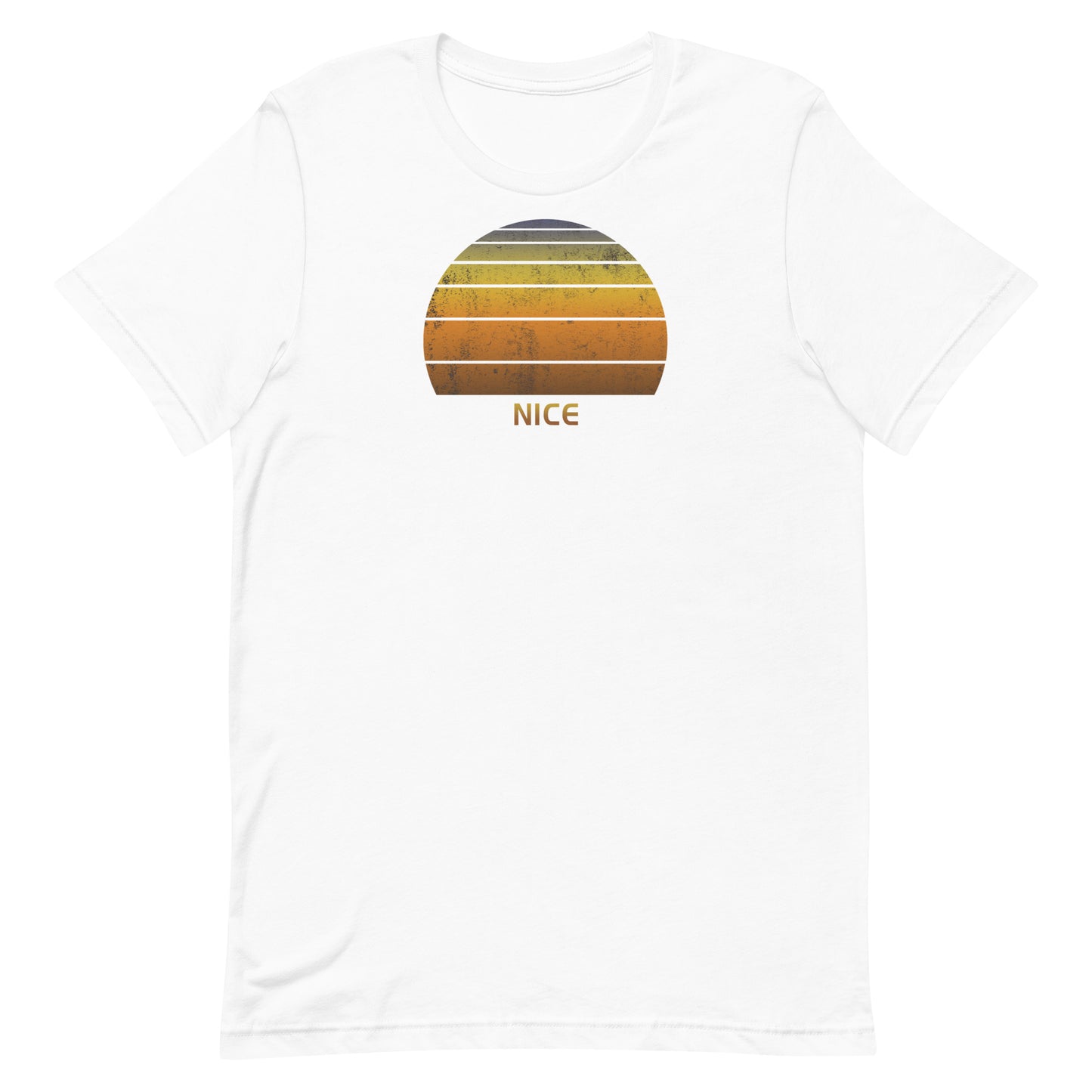 Retro Nice France Vintage Sunset Vacation Souvenir Unisex T-Shirt