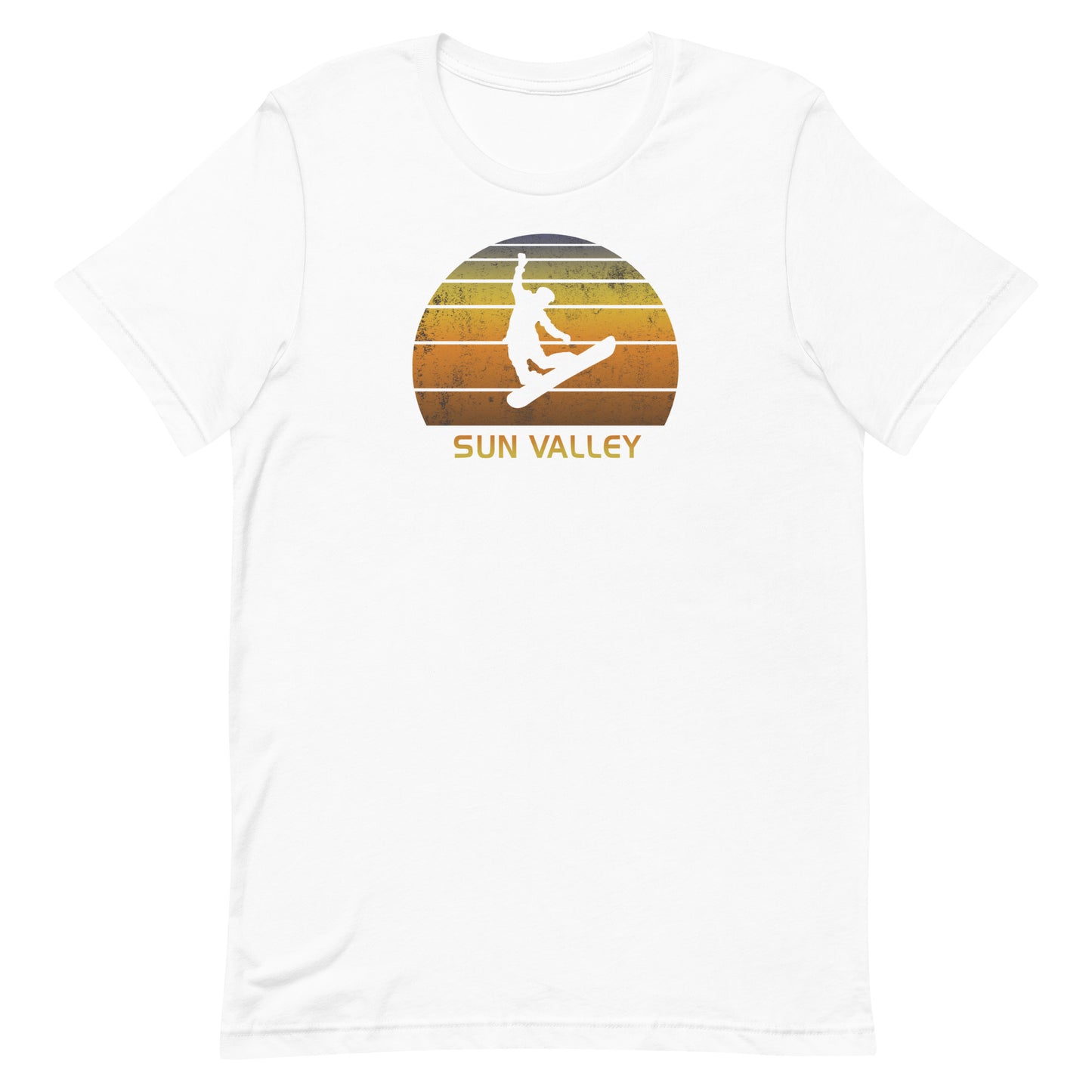 Retro Sun Valley Idaho Snowboarding Fan Snowboarder Unisex T-Shirt