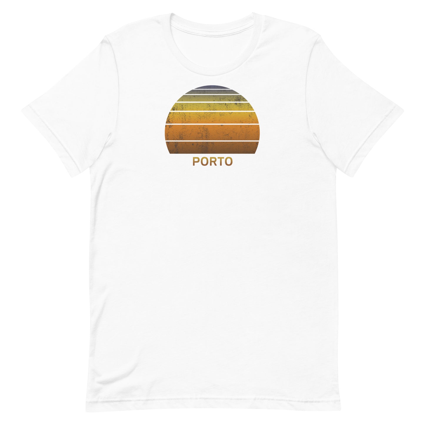 Retro Porto Portugal Unisex T-Shirt Vintage Sunset Vacation Souvenir