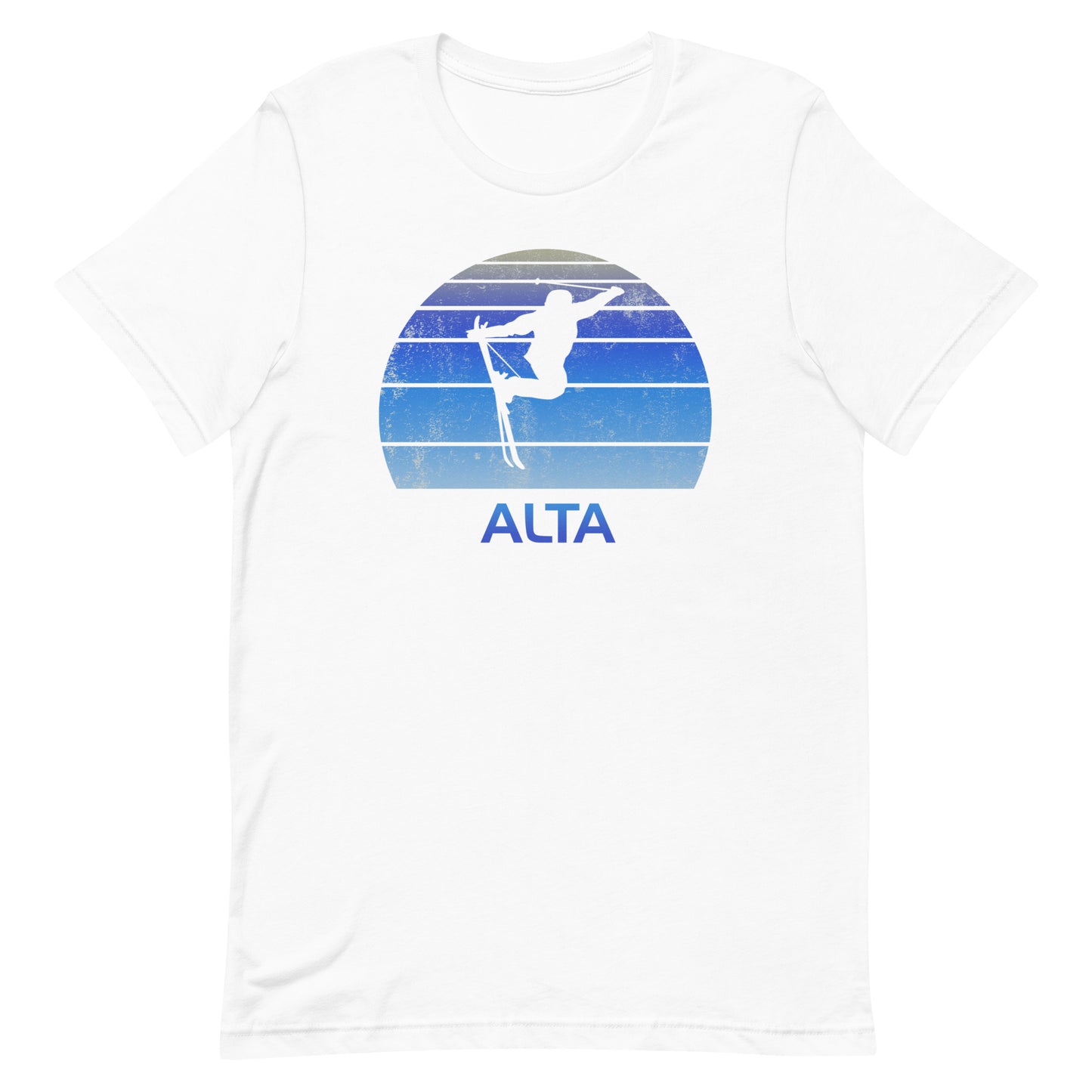 Retro Alta Utah Ski Fan Skier Gift Skiing Vintage Cool Unisex T-Shirt