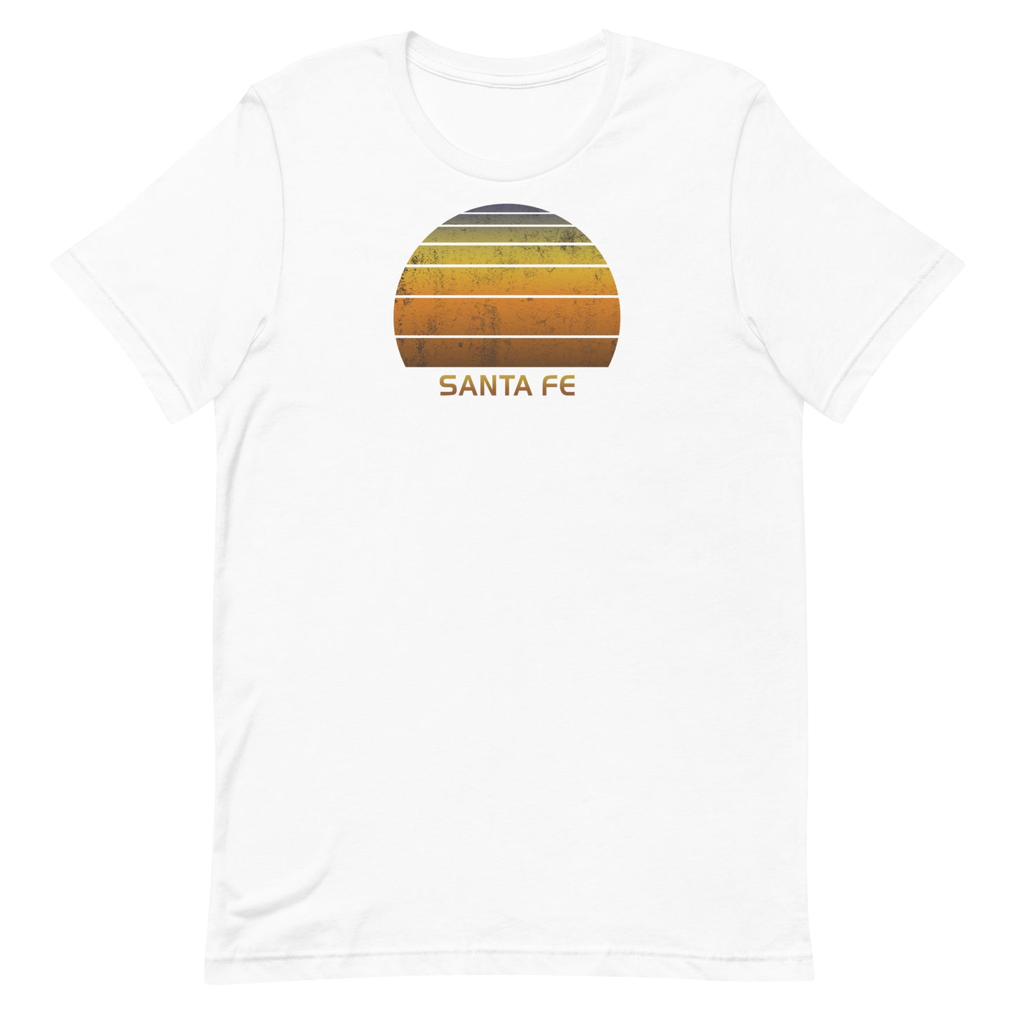 Retro Santa Fe New Mexico Vintage Sunset Vacation Souvenir Unisex T-Shirt