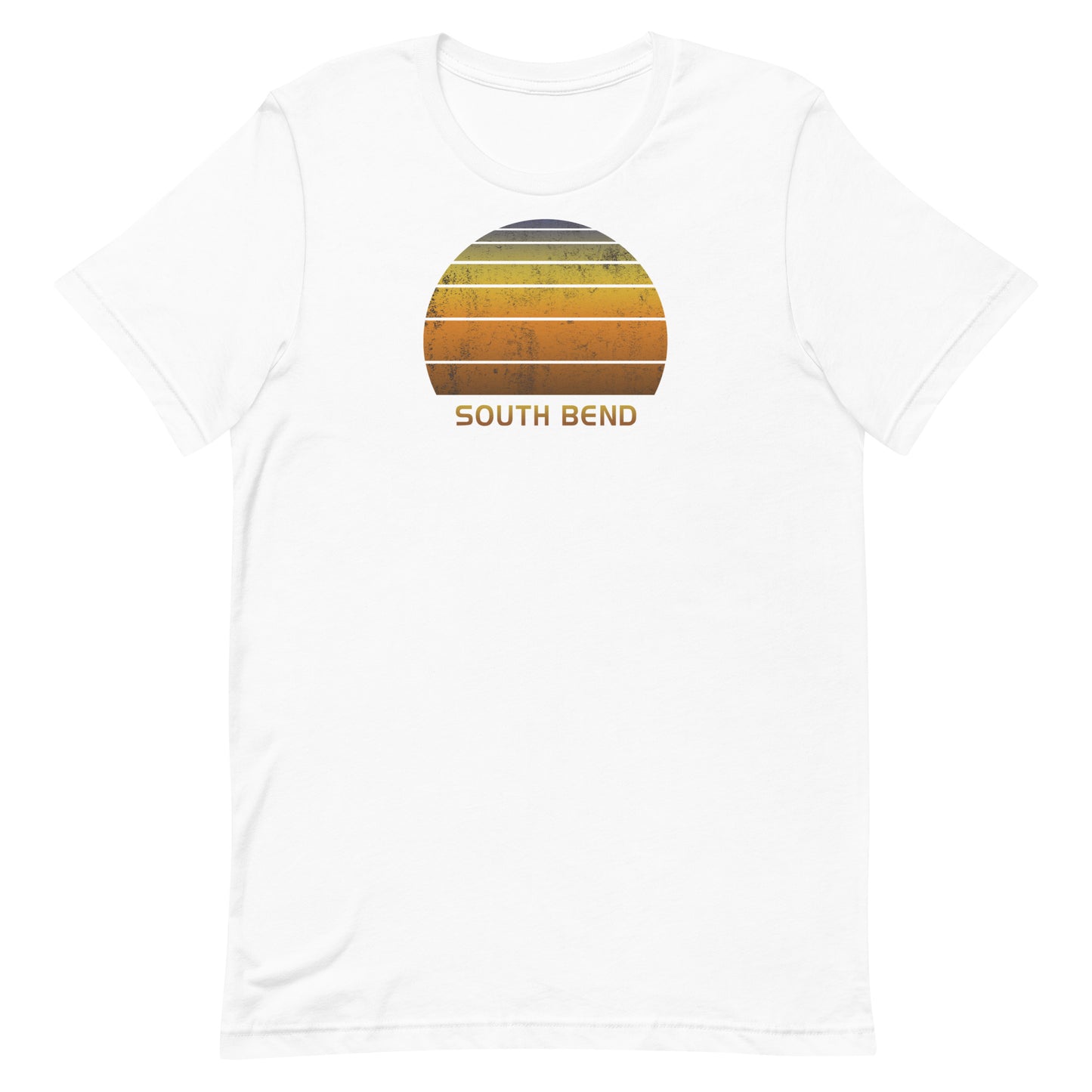 Retro South Bend Vintage Sunset Vacation Souvenir Unisex T-Shirt