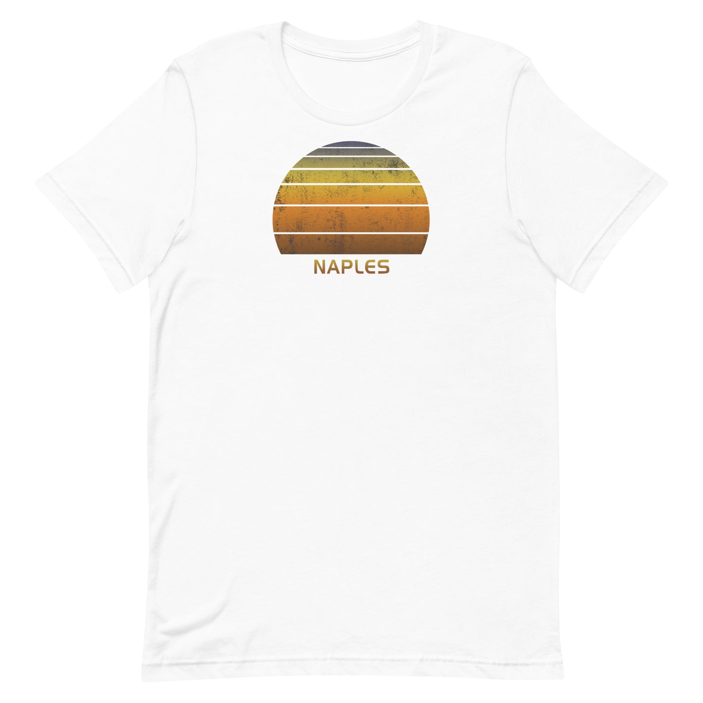 Retro Naples Florida Italy Vintage Sunset Vacation Souvenir Unisex T-Shirt