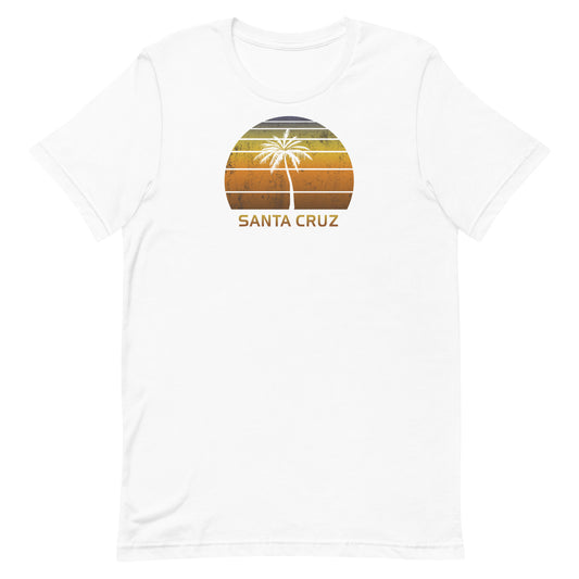 Retro Santa Cruz California Unisex T-Shirt Vintage Sunset Beach Vacation Souvenir