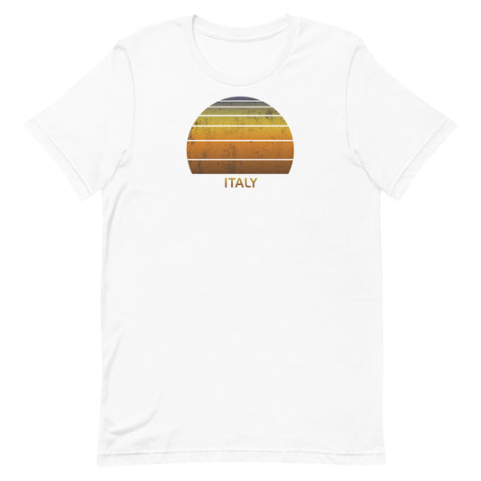 Retro Italy Vintage Sunset Vacation Souvenir Gift Unisex T-Shirt