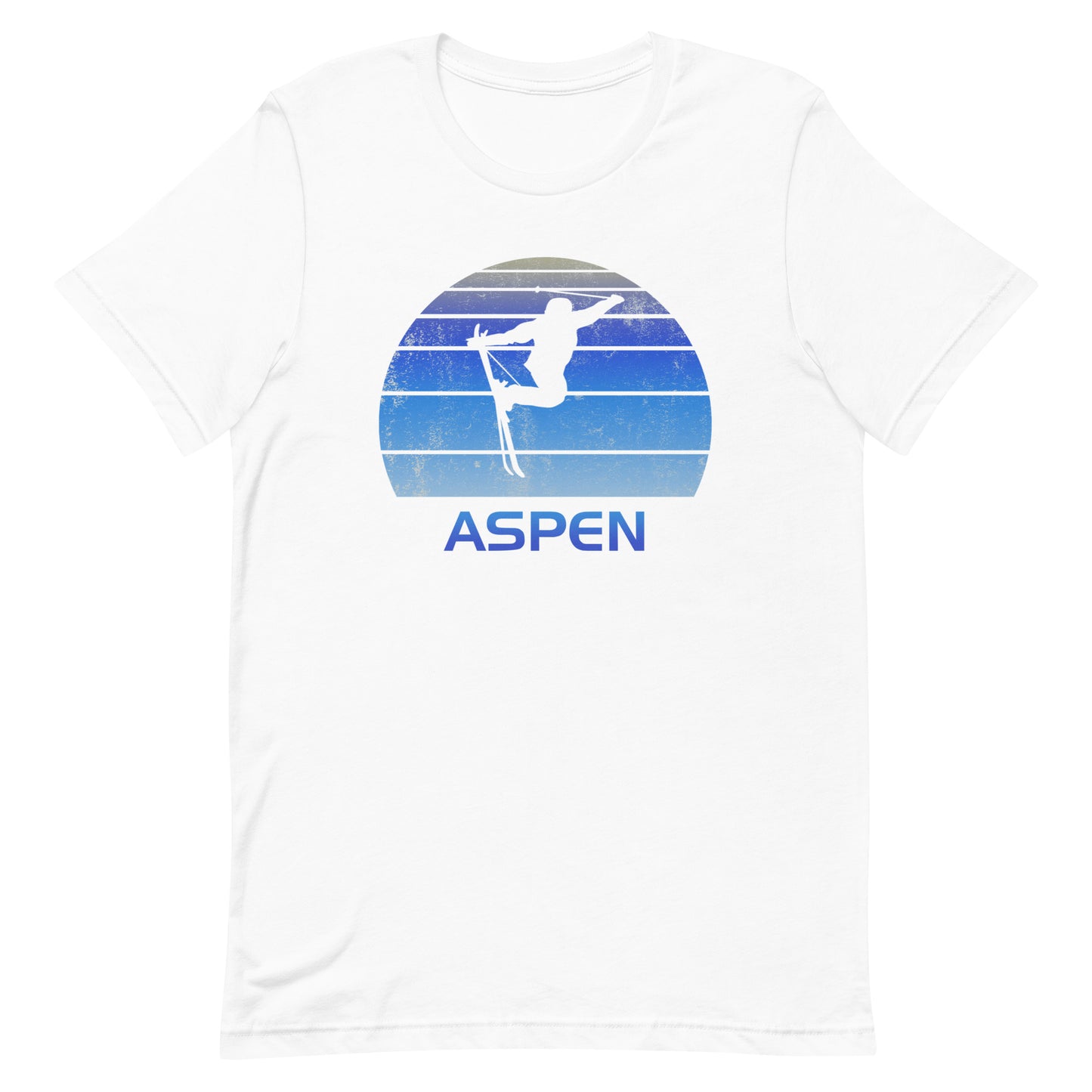 Retro Aspen Colorado Ski Fan Skier Gift Skiing Vintage Cool Unisex T-Shirt