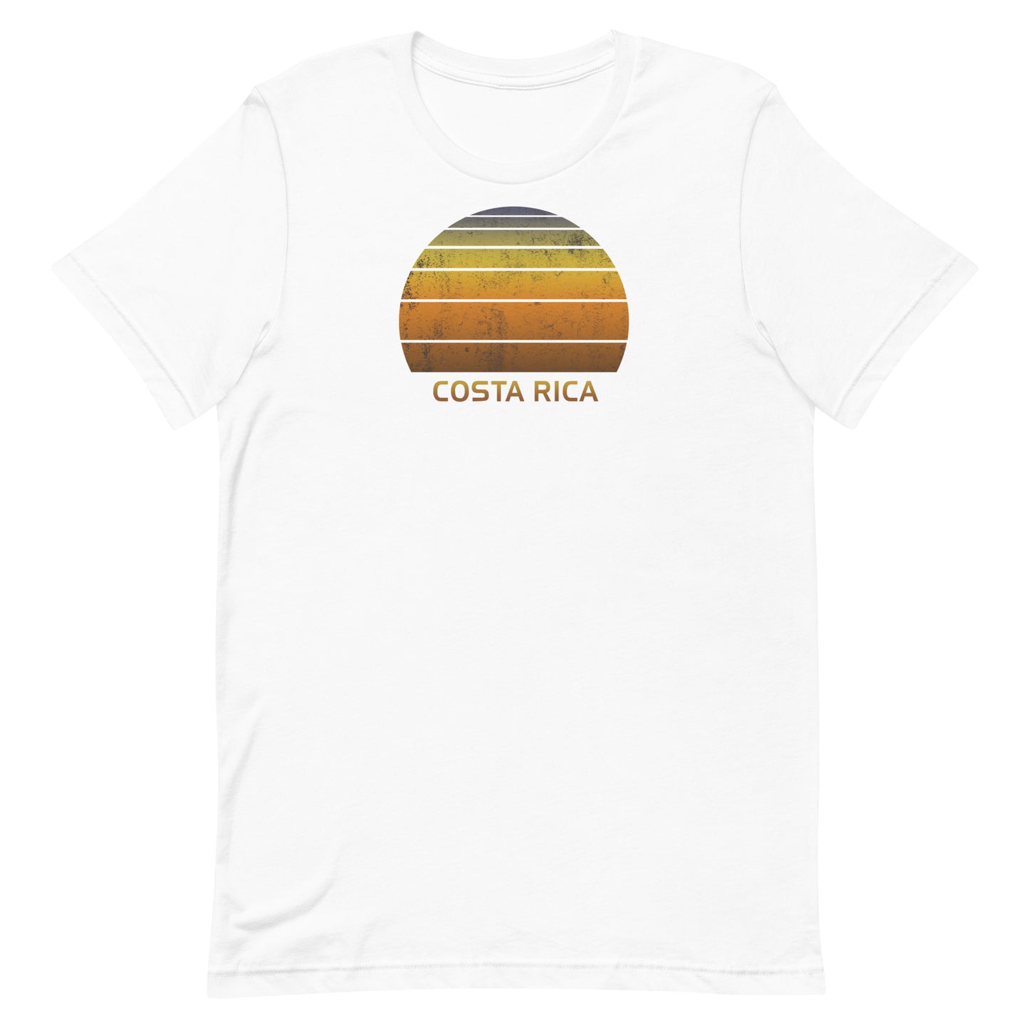 Retro Costa Rica Unisex T-Shirt Vintage Sunset Vacation Souvenir