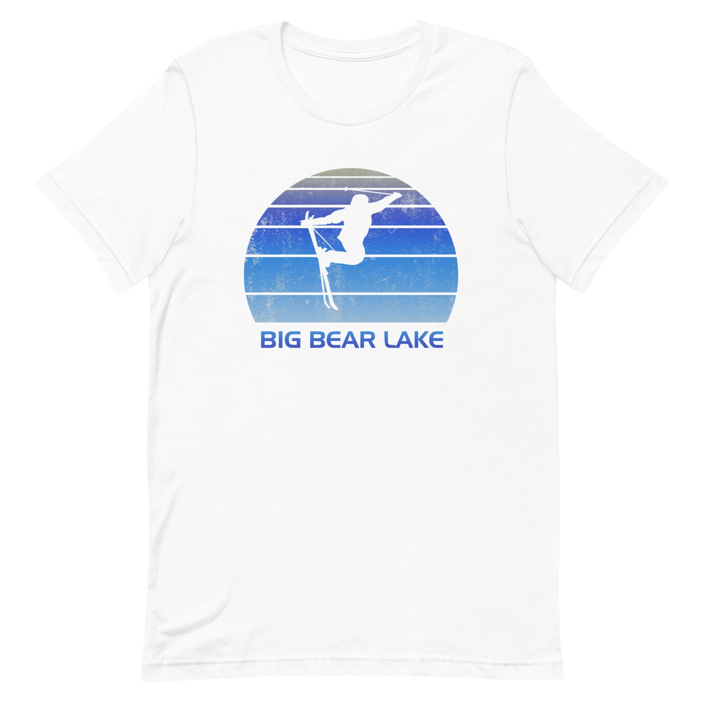 Retro Big Bear Lake California Ski Fan Skier Gift Skiing Vintage Cool Unisex T-Shirt