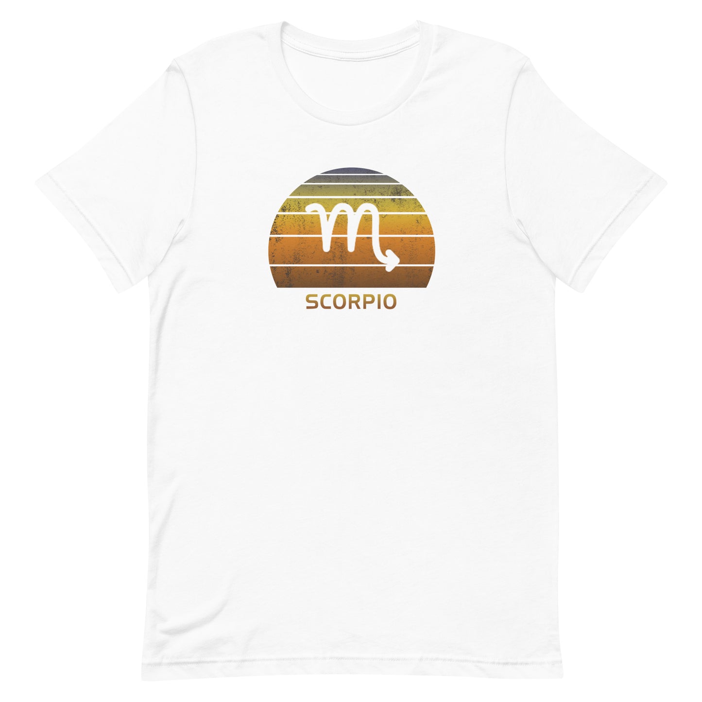 Scorpio Zodiac Sign Birthday Gift Symbol Retro Unisex T-Shirt