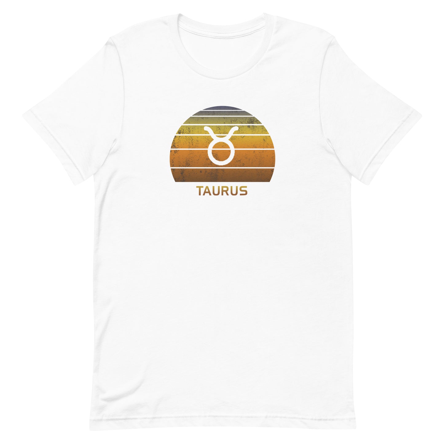 Taurus Zodiac Sign Birthday Gift Symbol Retro Unisex T-Shirt