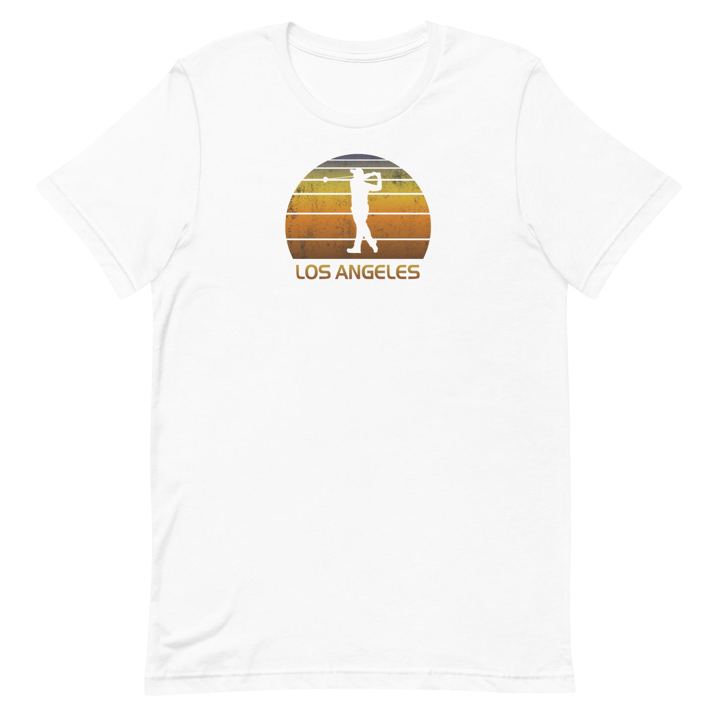 Cool Los Angeles California Golf Unisex T-Shirt Vintage Sunset Golfer Retro Golfing