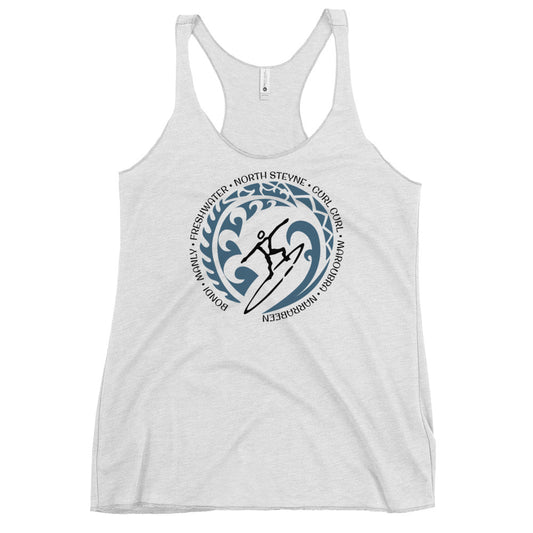 Sydney Australia Australian Women's Racerback Tank Top Vintage Surfing Fan Lover