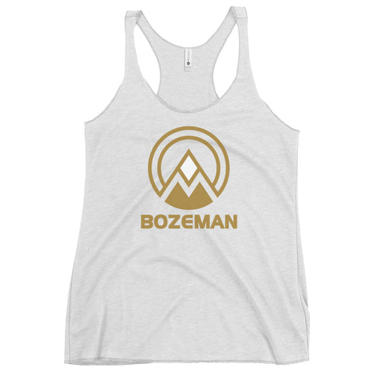 Bozeman Montana Ski Resort Vacation Souvenir Women's Racerback Tank Top