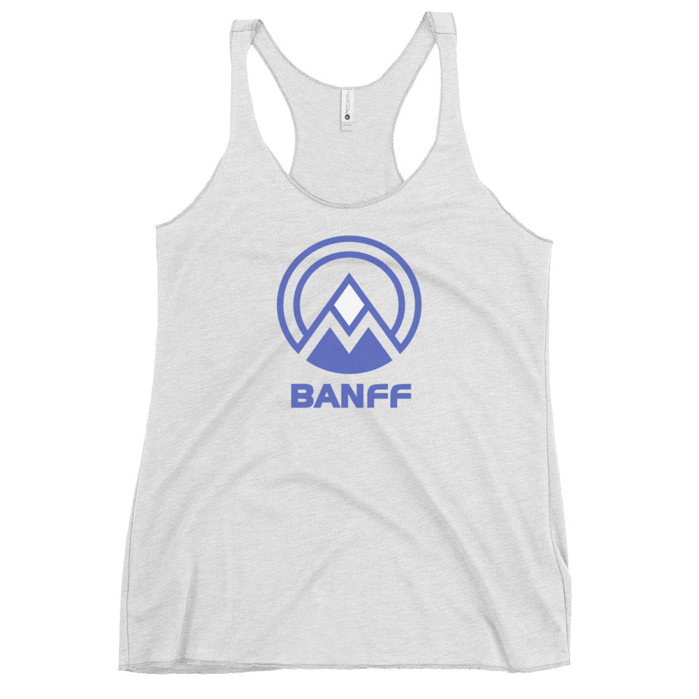 Banff Canada Ski Resort Vacation Souvenir Women's Racerback Tank