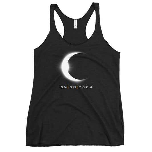 2024 Eclipse Souvenir Memento April 8th Women's Racerback Tank Top