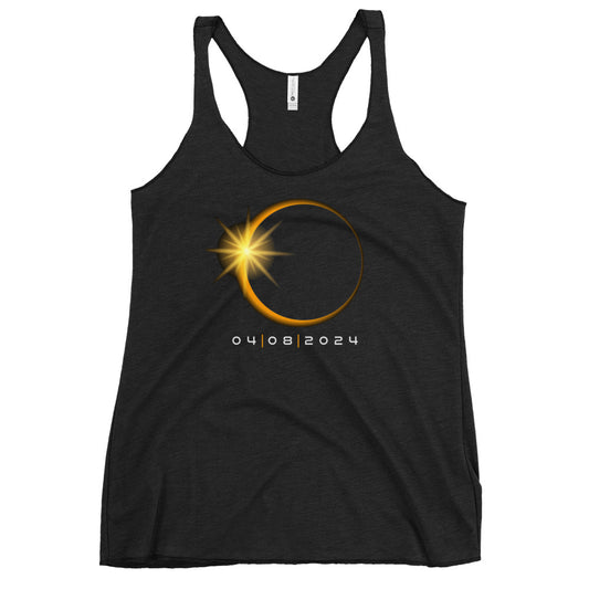 2024 Eclipse Souvenir Memento April 8th Women's Racerback Tank Top