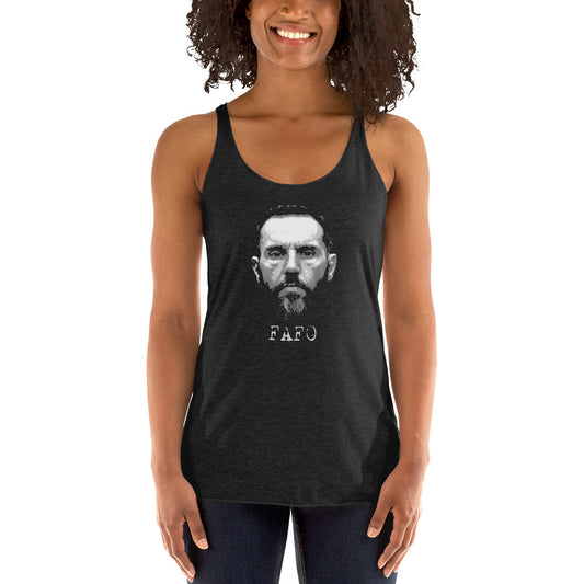 Jack Smith FAFO Fuck Around & Find Out Anti Trump Women's Racerback Tank Top