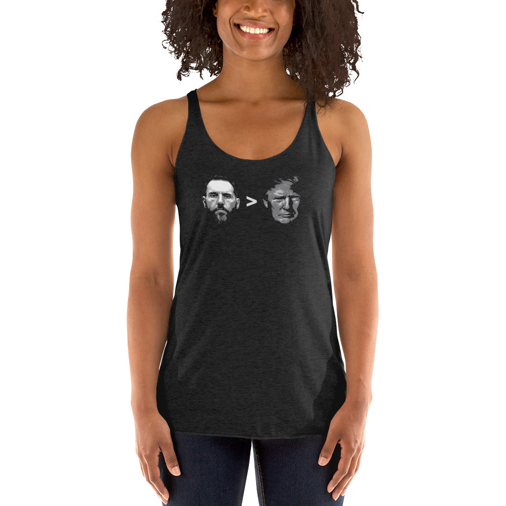 Jack Smith Women's Racerback Tank Top Democrats Indictment Anti Trump