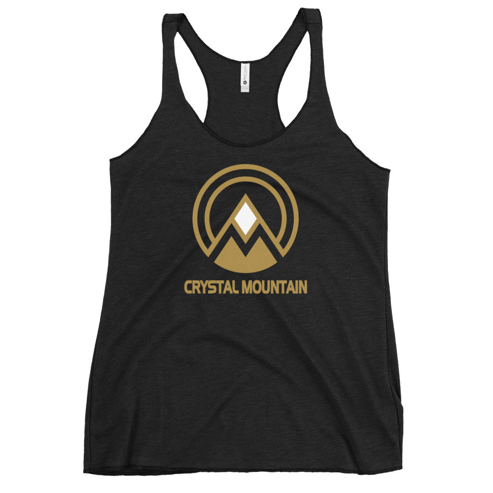 Crystal Mountain Ski Resort Vacation Souvenir Women's Racerback Tank Top