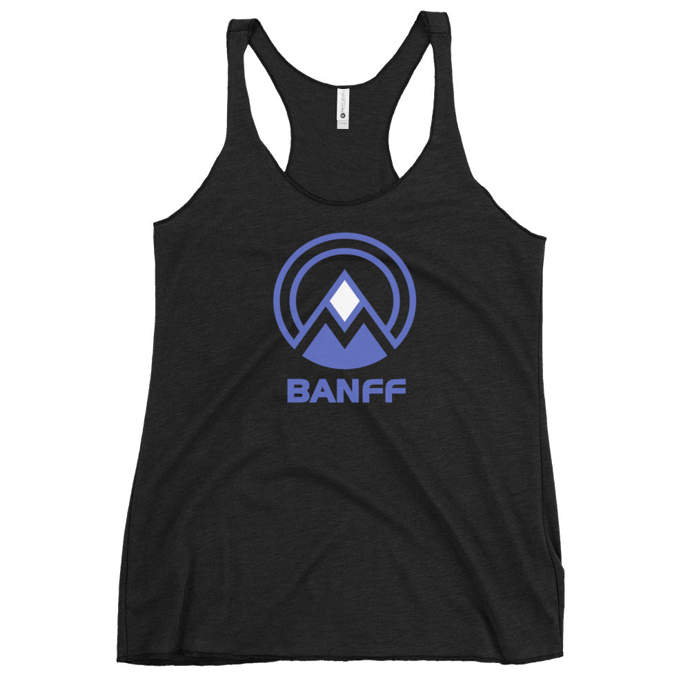 Banff Canada Ski Resort Vacation Souvenir Women's Racerback Tank