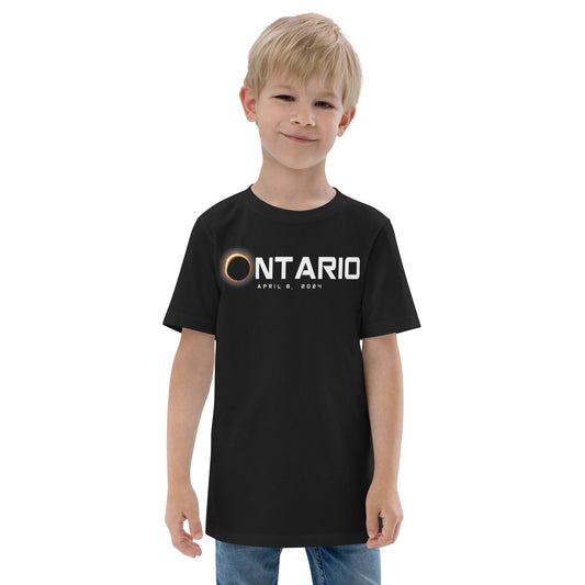 Ontario Canada 2024 Eclipse Souvenir April 8 Youth Jersey T-Shirt