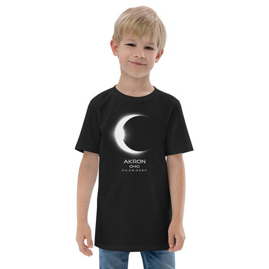 Akron Ohio 2024 Eclipse Youth Jersey T-Shirt Souvenir Keepsake