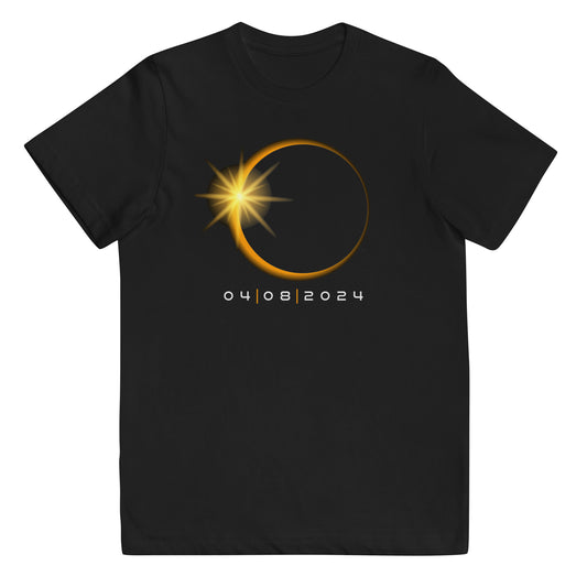 2024 Eclipse Souvenir Memento April 8th Youth Jersey T-Shirt