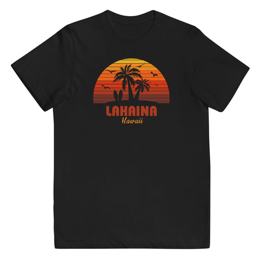 Cool Lahaina Maui Hawaii Beach Sunset Souvenir Youth Jersey T-Shirt