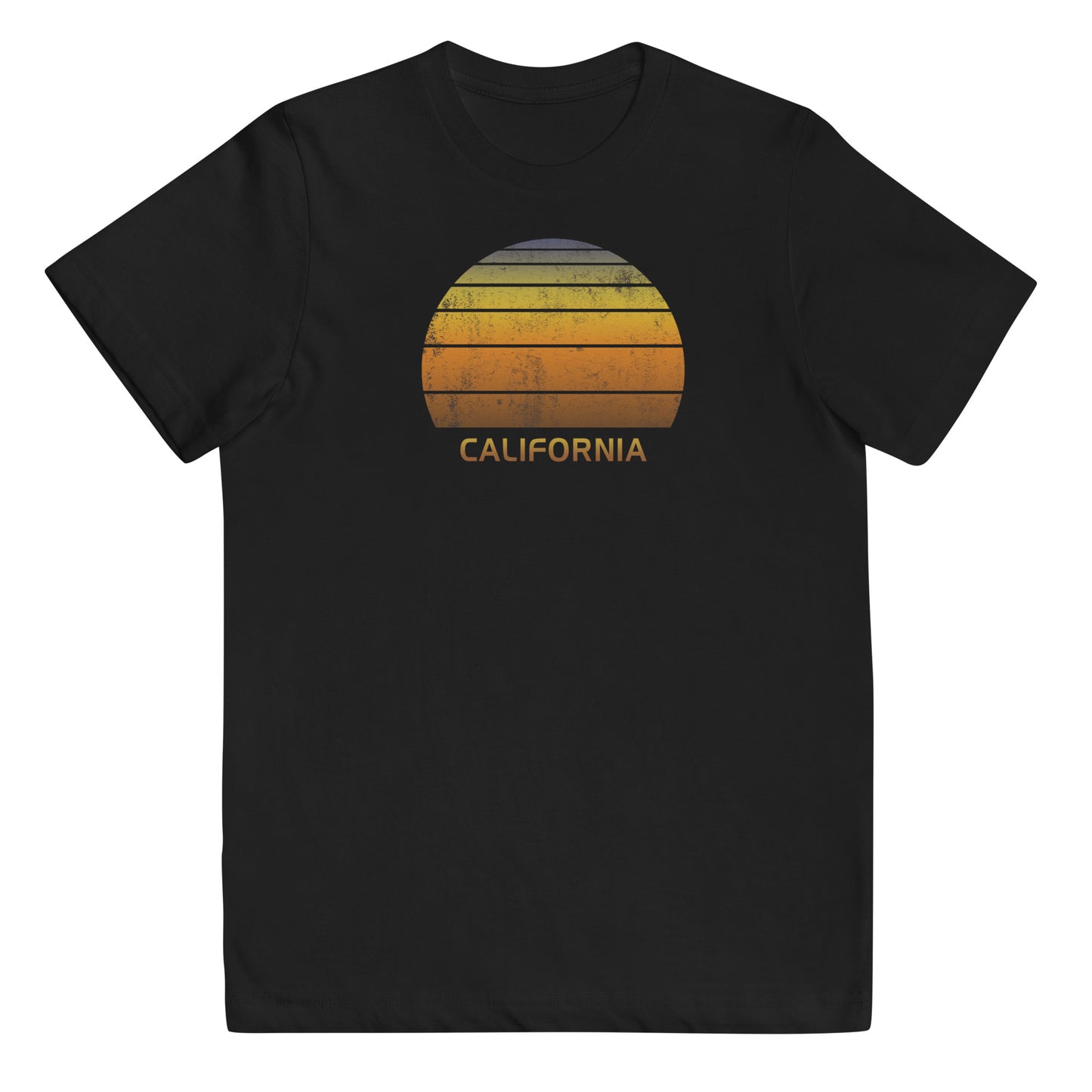 Retro California Vintage Sunset Vacation Souvenir Youth Jersey T-Shirt