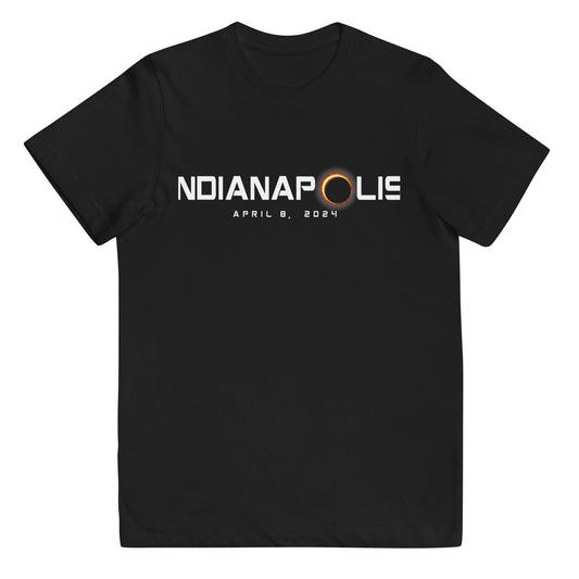 Indianapolis Indiana 2024 Eclipse Souvenir April 8 Youth Jersey T-Shirt