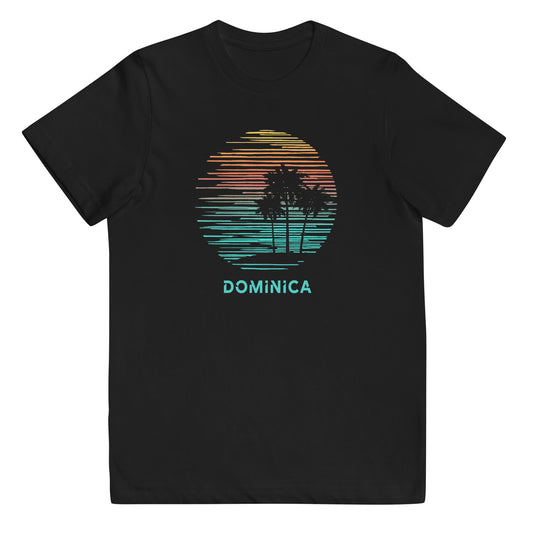 Dominica Cool Souvenir Vacation Artistic Youth Jersey T-Shirt