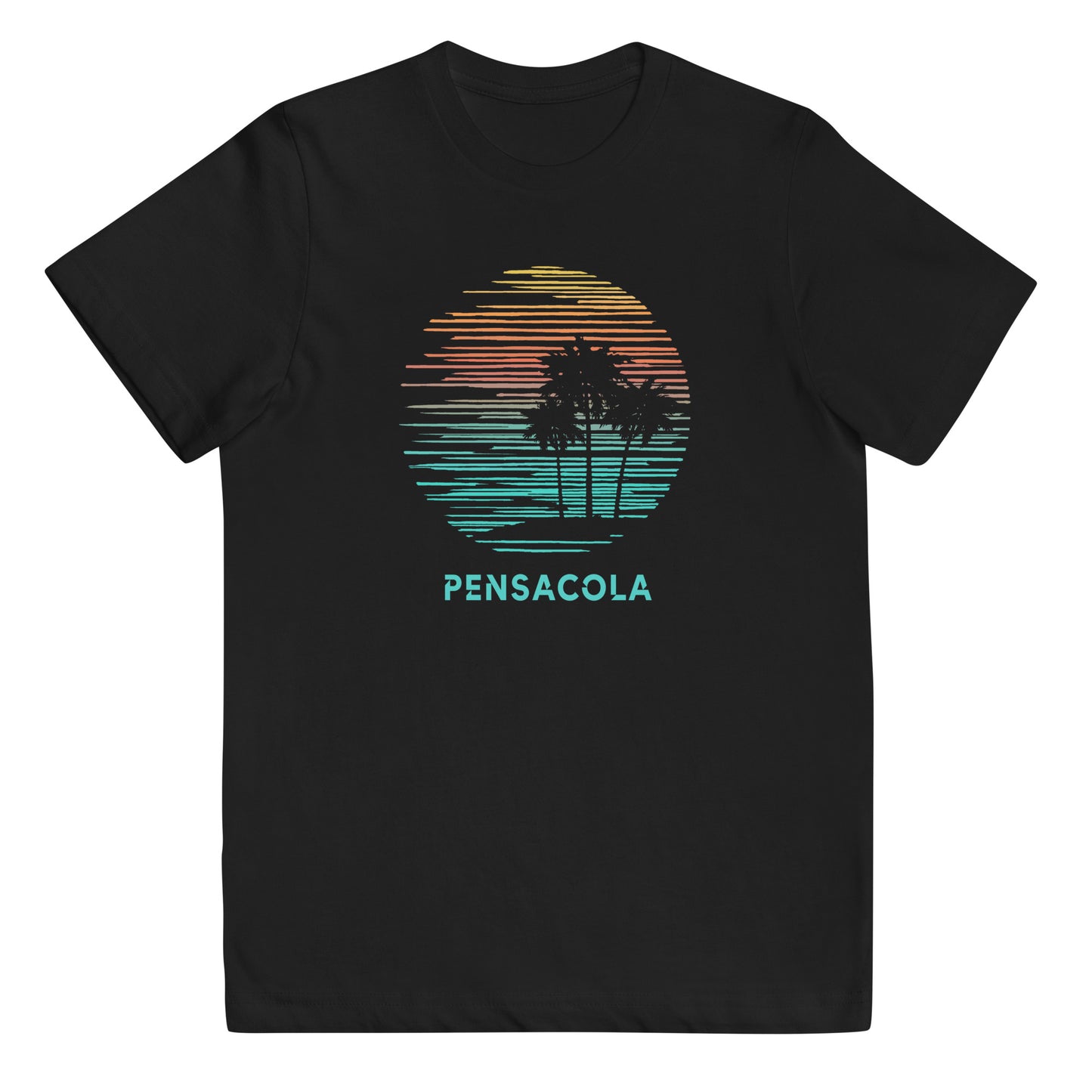 Pensacola Florida Cool Souvenir Vacation Artistic Youth Jersey T-Shirt