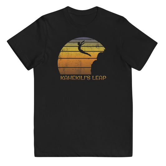 Cool Kahekili’s Leap Lanai Hawaii Cliff Diving Fan Youth Jersey T-Shirt