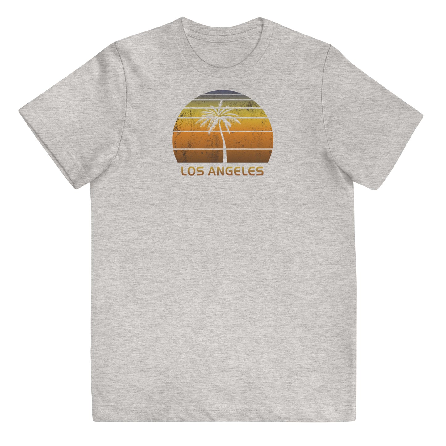 Retro Los Angeles California Vintage Sunset Beach Vacation Souvenir Youth Jersey T-Shirt